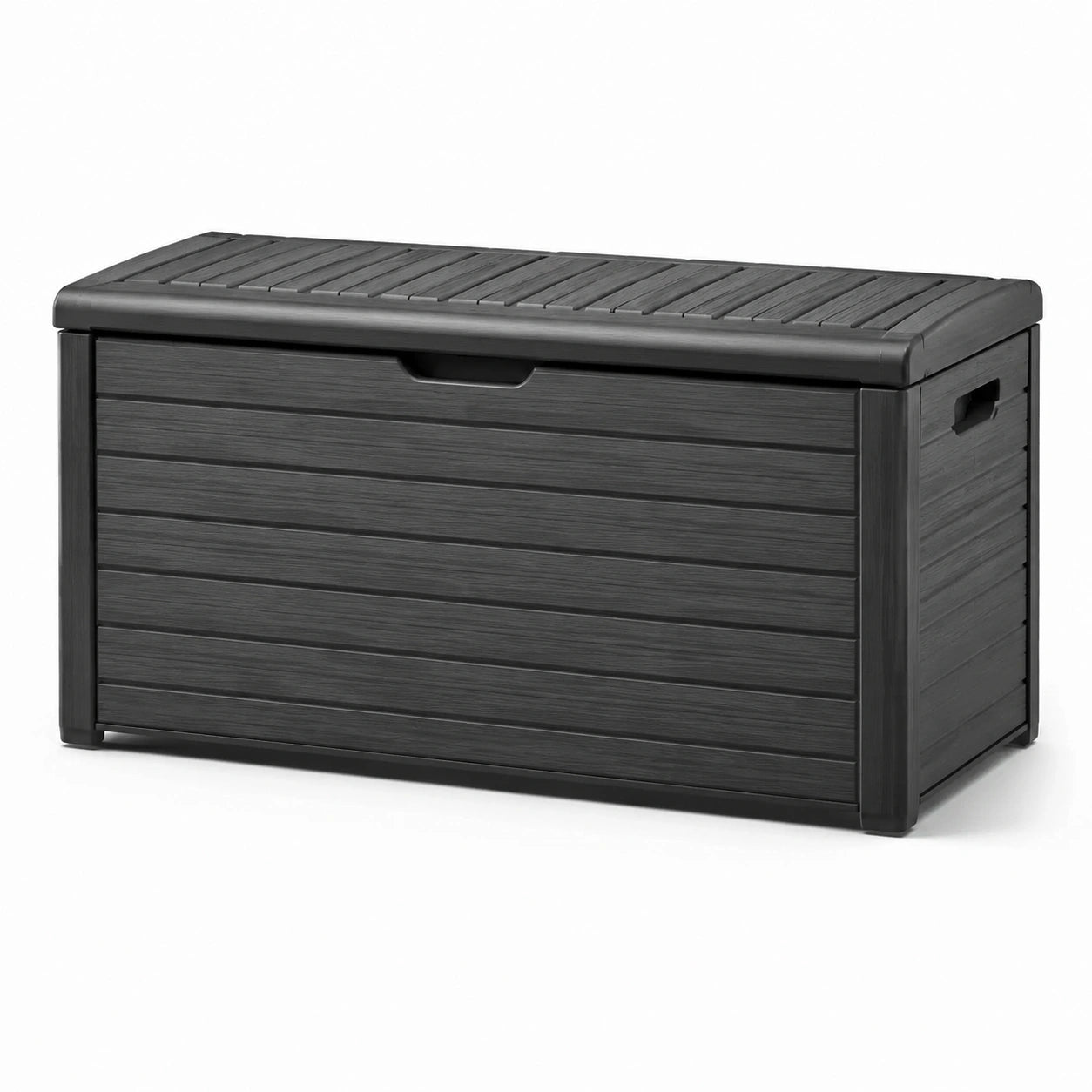 Baúl de resina gris 120x50x60 cm impermeable