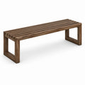 Banco de madera para interior y exterior 180x38x45 cm