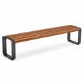 Banco de madera y metal para exterior 180cm