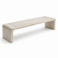 Banco de Hormigón para Exterior Beige 180x40x45 cm