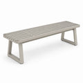 Banco de Aluminio Gris Claro 150 cm