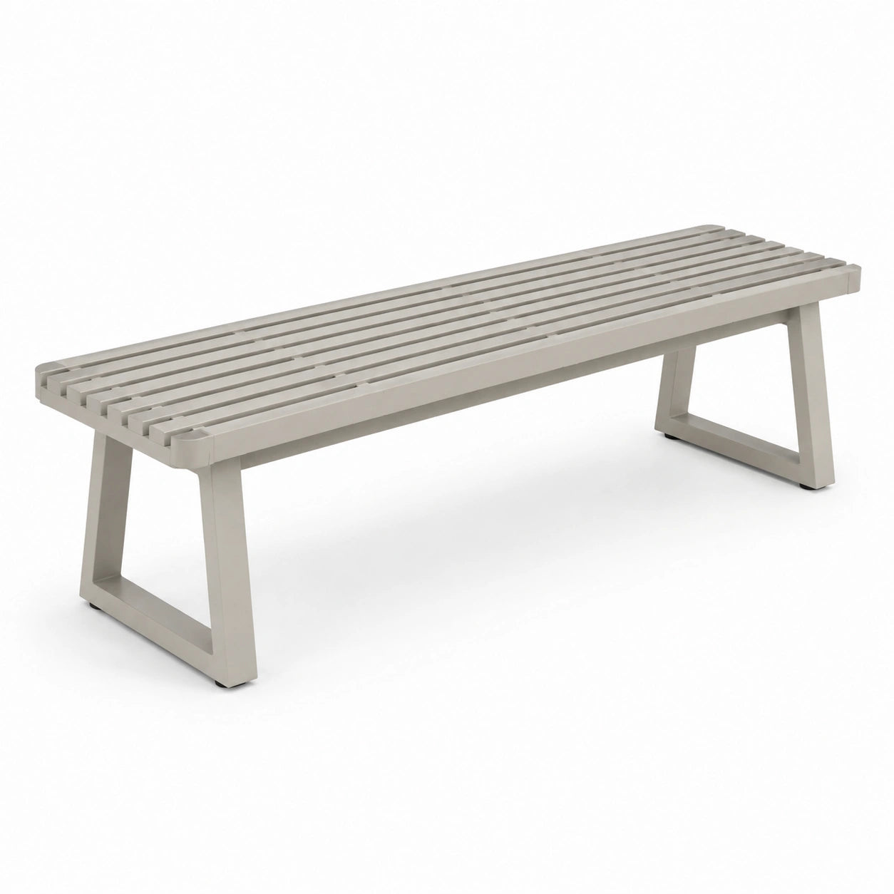 Banco de Aluminio Gris Claro 150 cm